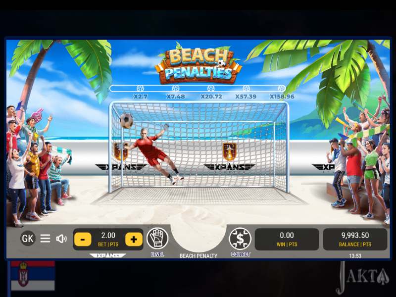 Играйте в Beach Penalties на мобильном приложении