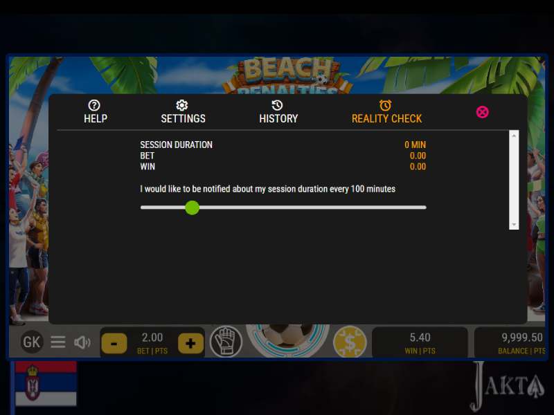 Theme, Graphics and Sound in Beach Penalties Slot