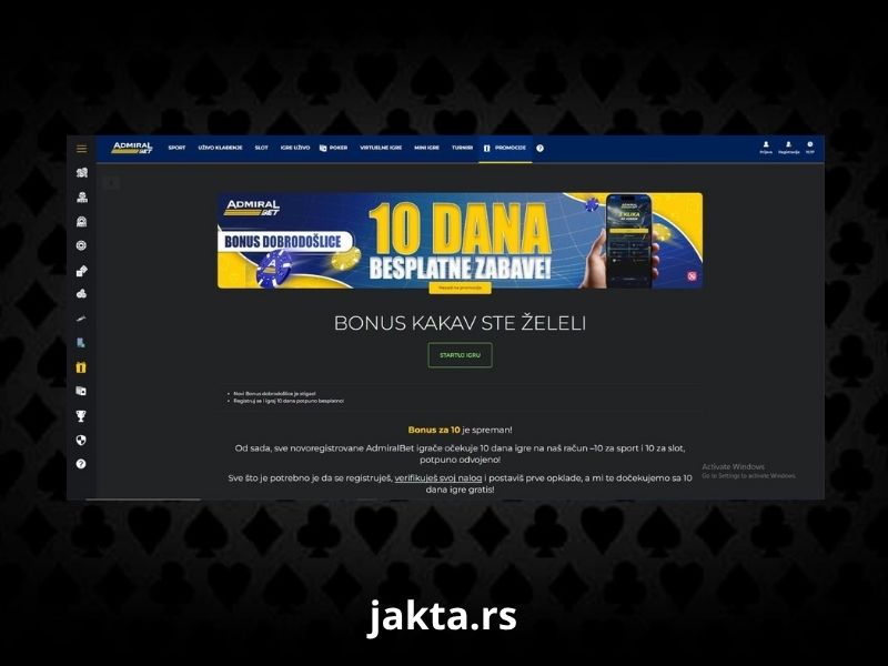 Akcije za postojeće igrače Akcije za postojeće igrače