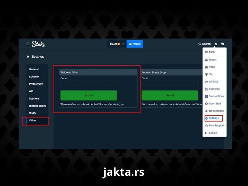 Kako aktivirati promo kod