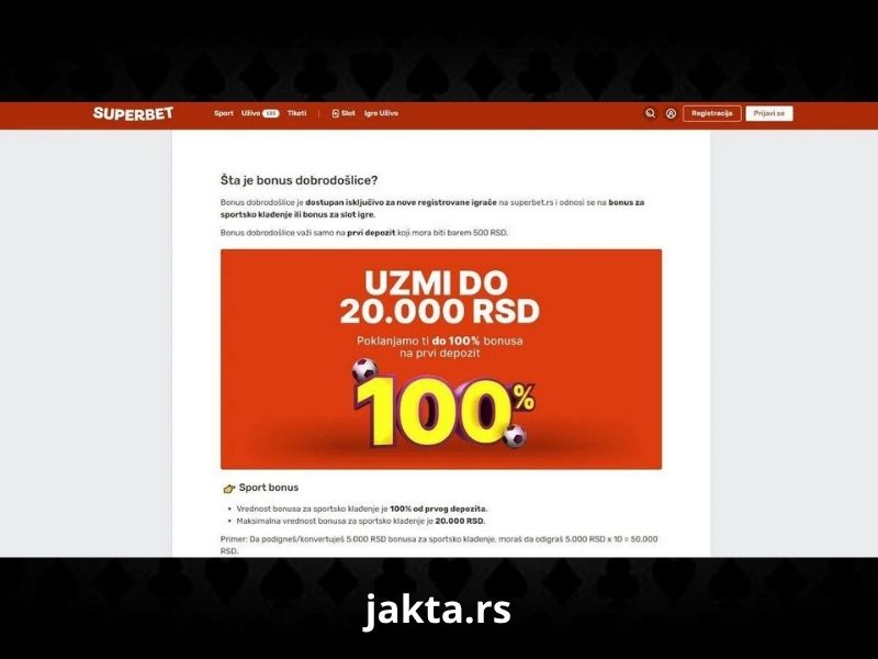 Promotions and welcome bonuses at Superbet